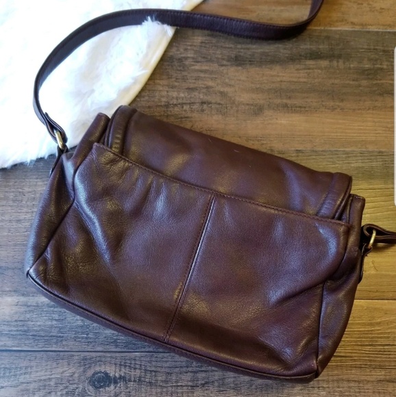 Vintage Burgundy Brown Etienne Aigner Leather Bag - Picture 4 of 8